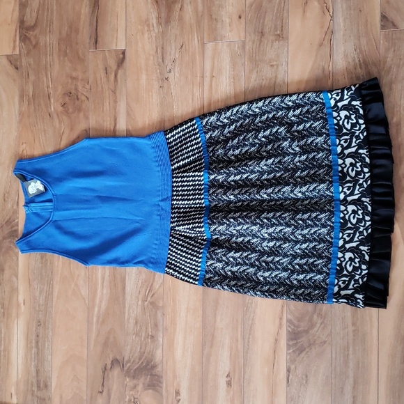 Anthropologie Girls from Savoy sleeveless sweater dress fit and flare - Picture 2 of 3